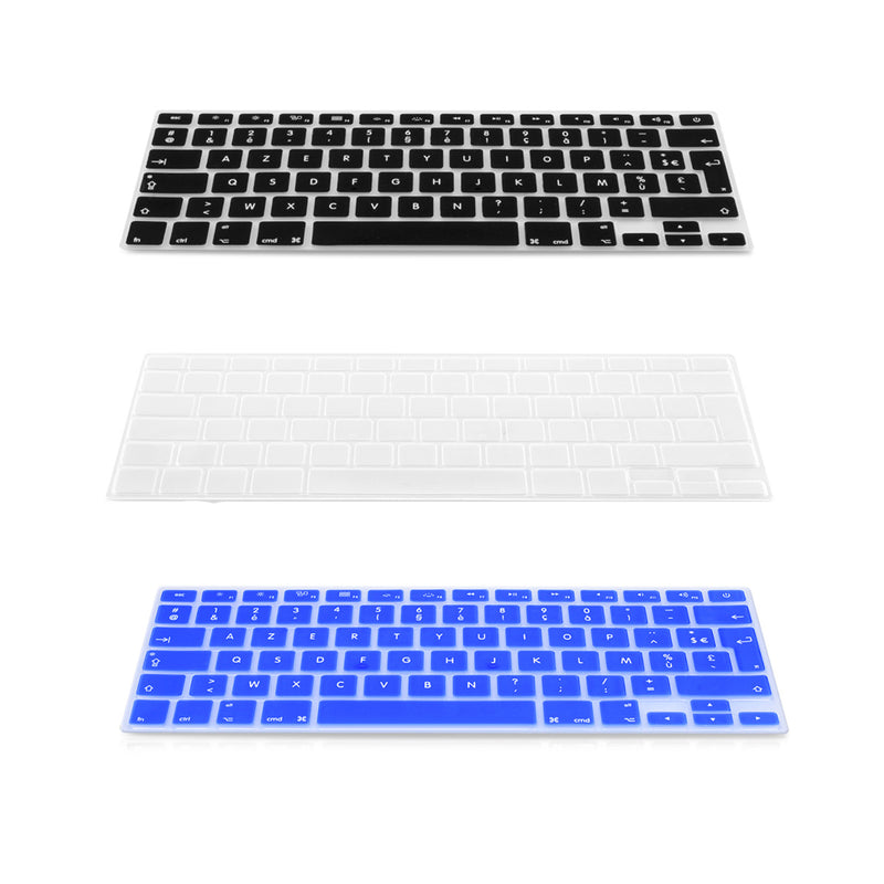 kwmobile Tastaturschutz AZERTY (Frankreich, Belgien) kompatibel mit Apple MacBook Air 13''/Pro Retina 13''/15'' (bis Mitte 2016) A1369, A1466, A1502, A1425, A1398