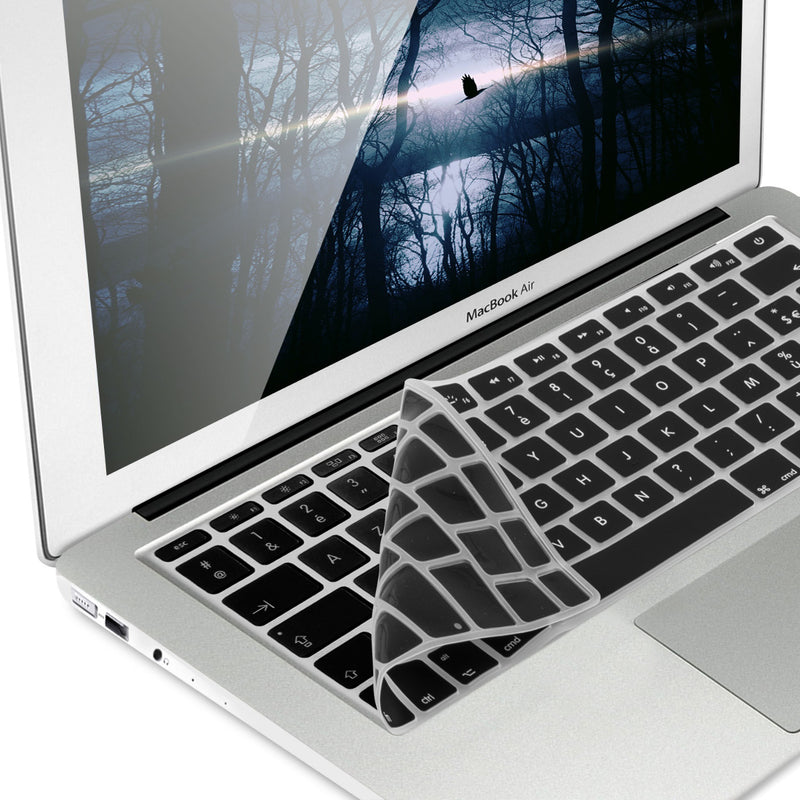 kwmobile Tastaturschutz AZERTY (Frankreich, Belgien) kompatibel mit Apple MacBook Air 13''/Pro Retina 13''/15'' (bis Mitte 2016) A1369, A1466, A1502, A1425, A1398