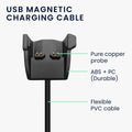 kwmobile USB Kabel Charger kompatibel mit Garmin Vivosmart HR Plus/Approach X40 Ladekabel Smart Watch Ersatzkabel Fitnesstracker Aufladekabel