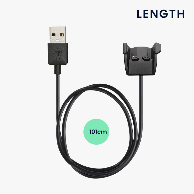 kwmobile USB Kabel Charger kompatibel mit Garmin Vivosmart HR Plus/Approach X40 Ladekabel Smart Watch Ersatzkabel Fitnesstracker Aufladekabel