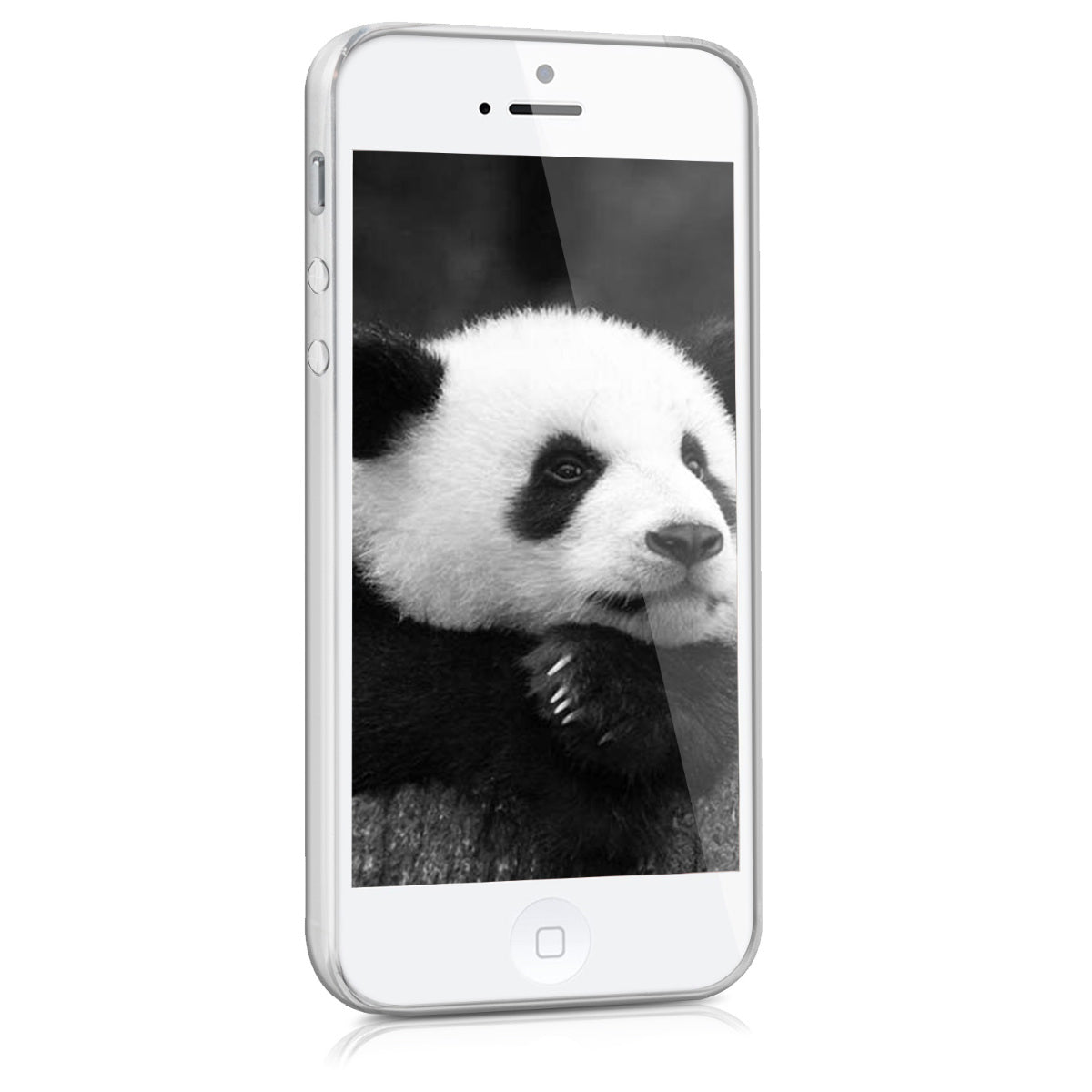 kwmobile Case kompatibel mit Apple iPhone SE (1.Gen 2016) / iPhone 5 / iPhone 5S - Hülle Silikon transparent