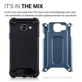 kwmobile Hülle kompatibel mit Samsung Galaxy A3 (2016) - Hybrid Handy Cover Handyhülle Case Schutzhülle