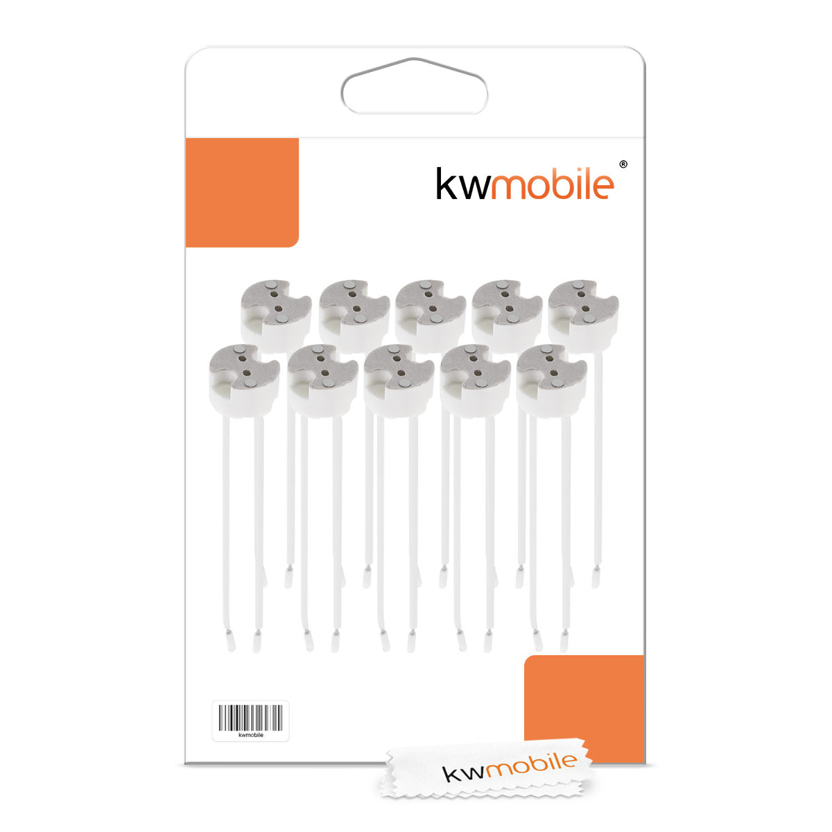 10x GU5.3 Fassung mit Kabel 12V
