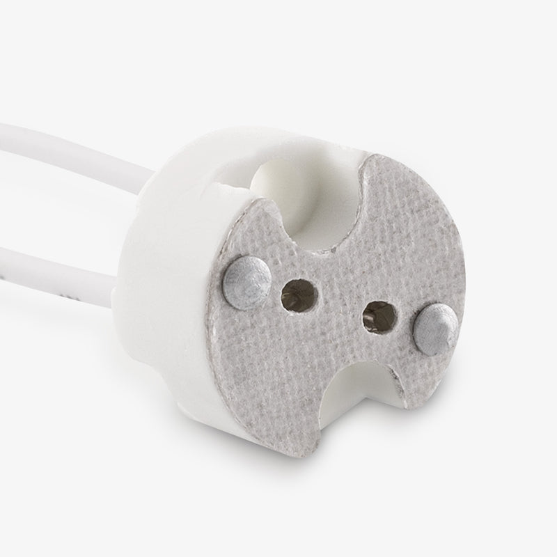 10x GU5.3 Fassung mit Kabel 12V