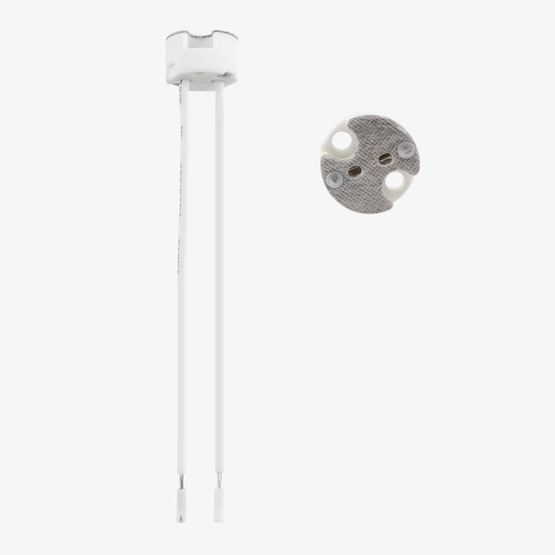 10x GU5.3 Fassung mit Kabel 12V
