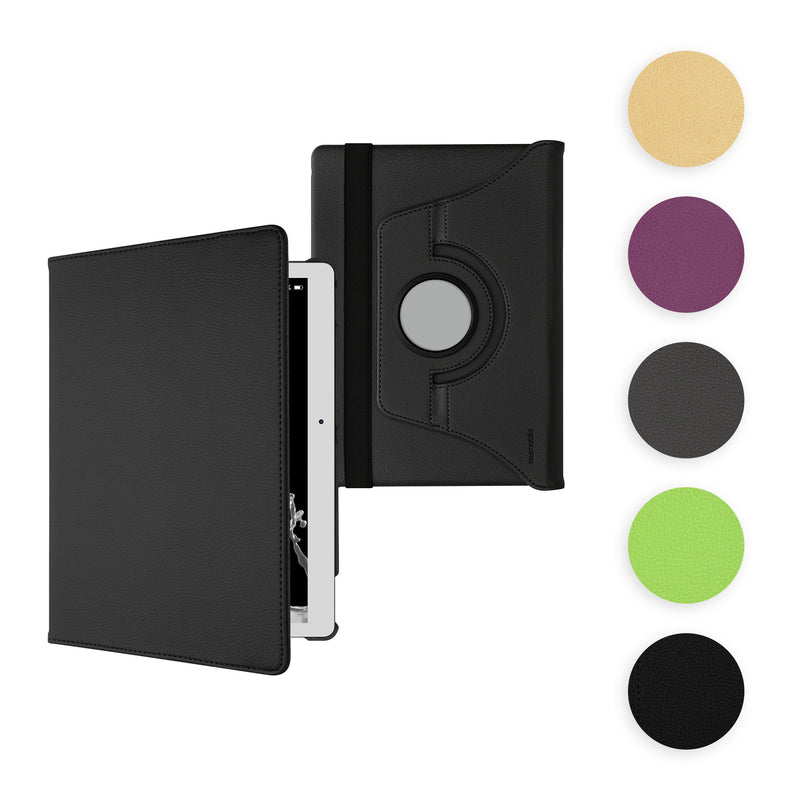 kwmobile Schutzhülle kompatibel mit Huawei MediaPad M2 10.0 - Hülle 360° Tablet Cover Case Anthrazit Anthrazit  