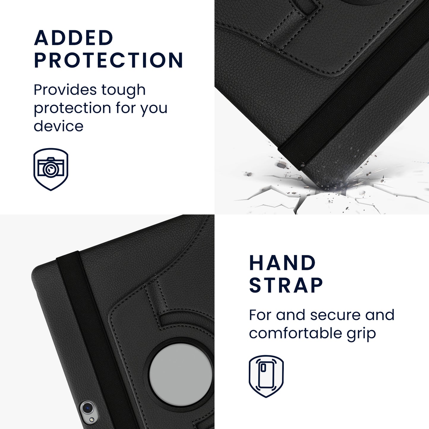 kwmobile Schutzhülle kompatibel mit Huawei MediaPad M2 10.0 - Hülle 360° Tablet Cover Case