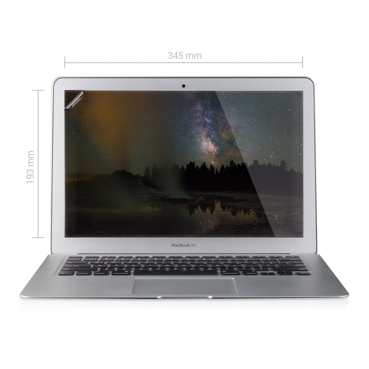 Universal Laptop Displayschutzfolie matt für Notebooks 39,6cm 15,6"