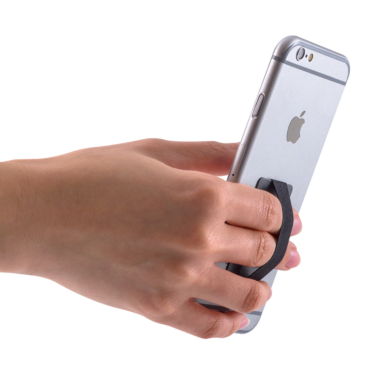 kwmobile Slim Smartphone Fingerhalter Griff Halter - Selbstklebende Handy Fingerhalterung Finger Halter kompatibel mit iPhone Samsung Sony Handys