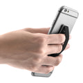kwmobile Smartphone Fingerhalter Griff Halter mit Ständer Selbstklebende Handy Fingerhalterung kompatibel mit iPhone Samsung Sony Handys