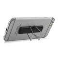 kwmobile Smartphone Fingerhalter Griff Halter mit Ständer Selbstklebende Handy Fingerhalterung kompatibel mit iPhone Samsung Sony Handys