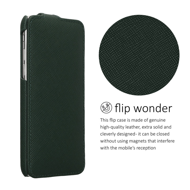 kalibri Flip Hülle Ultra Slim kompatibel mit Apple iPhone SE (2022) / iPhone SE (2020) / iPhone 8 / iPhone 7