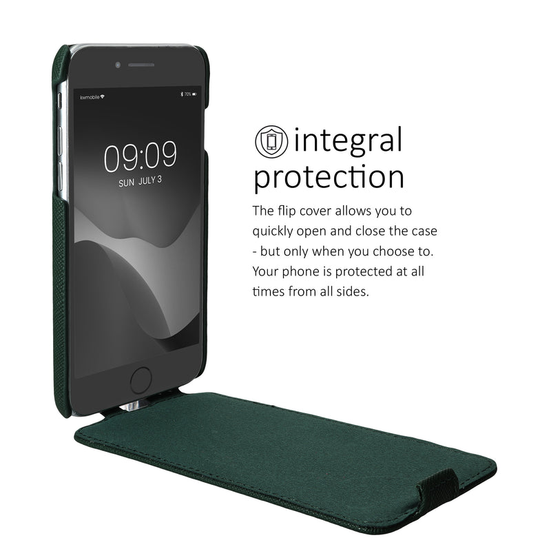 kalibri Flip Hülle Ultra Slim kompatibel mit Apple iPhone SE (2022) / iPhone SE (2020) / iPhone 8 / iPhone 7