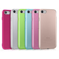 kwmobile Hülle kompatibel mit Apple iPhone SE (2022) / iPhone SE (2020) / iPhone 8 / iPhone 7 - Silikon Handyhülle transparent - Handy Case