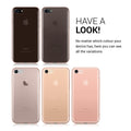 kwmobile Hülle kompatibel mit Apple iPhone SE (2022) / iPhone SE (2020) / iPhone 8 / iPhone 7 - Silikon Handyhülle transparent - Handy Case