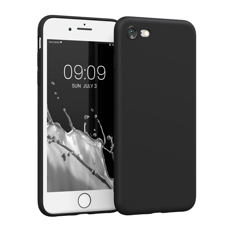 kwmobile Handyhülle für Apple iPhone SE (2022) / SE (2020) / 8 / 7 Hülle - weiches Handy Silikon Case - Schutzhülle Cover