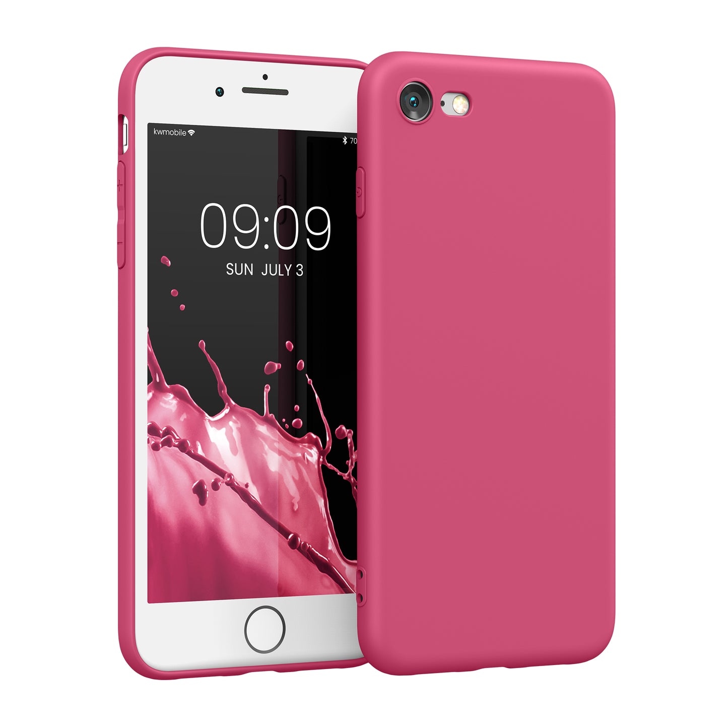 kwmobile Handyhülle für Apple iPhone SE (2022) / SE (2020) / 8 / 7 Hülle - weiches Handy Silikon Case - Schutzhülle Cover