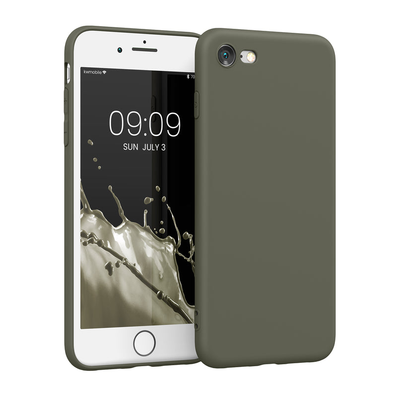 kwmobile Handyhülle für Apple iPhone SE (2022) / SE (2020) / 8 / 7 Hülle - weiches Handy Silikon Case - Schutzhülle Cover