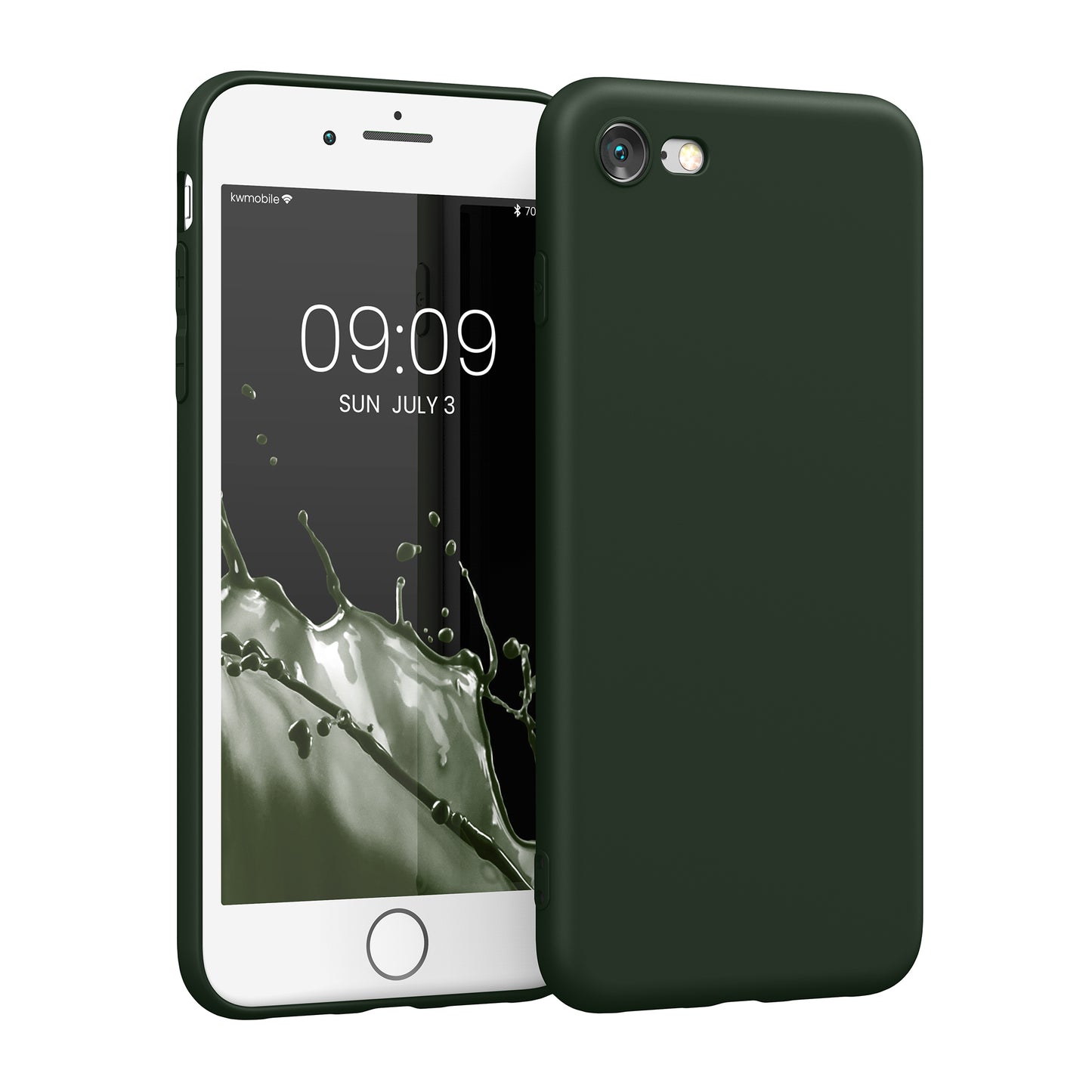 kwmobile Handyhülle für Apple iPhone SE (2022) / SE (2020) / 8 / 7 Hülle - weiches Handy Silikon Case - Schutzhülle Cover