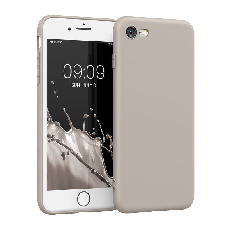kwmobile Handyhülle für Apple iPhone SE (2022) / SE (2020) / 8 / 7 Hülle - weiches Handy Silikon Case - Schutzhülle Cover