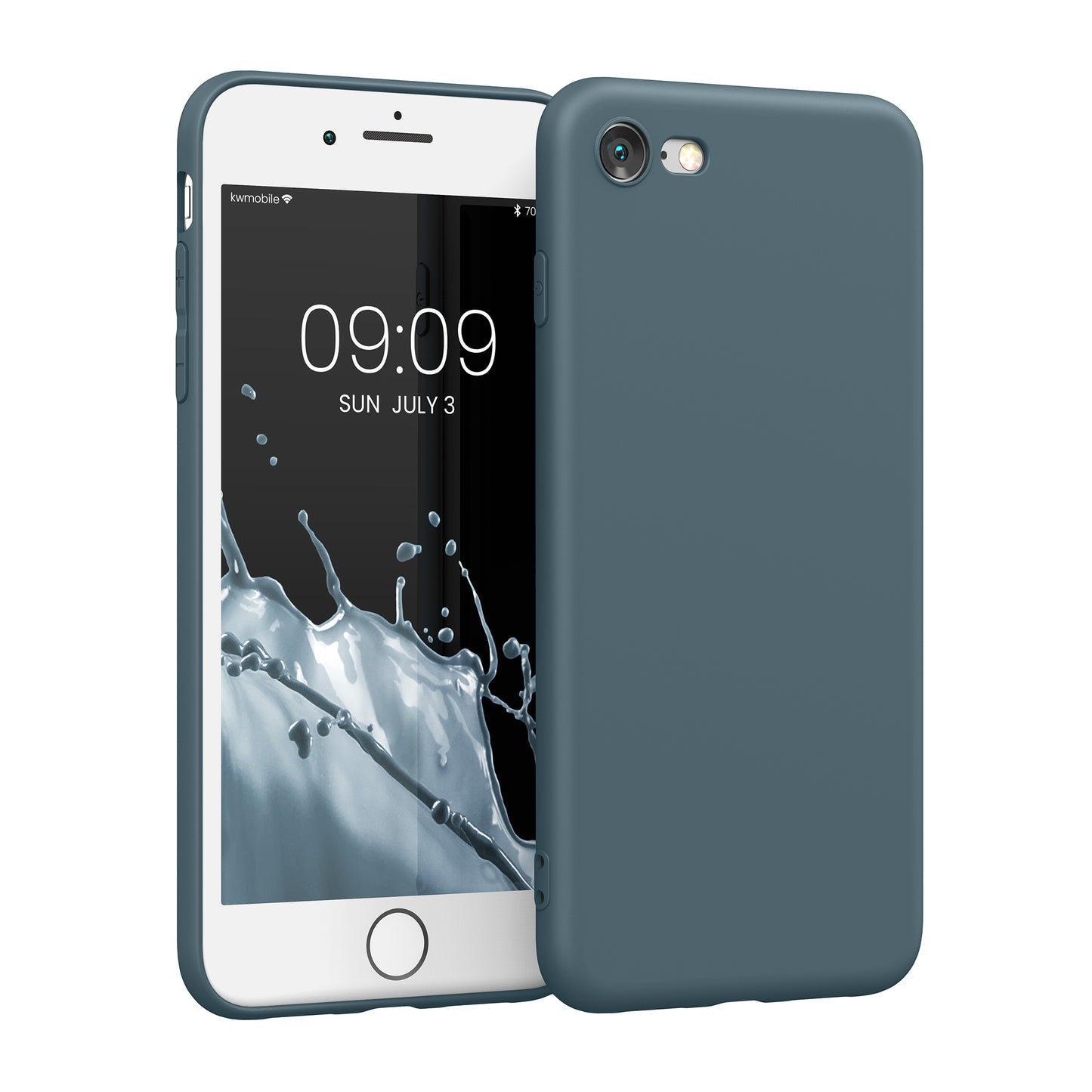 kwmobile Handyhülle für Apple iPhone SE (2022) / SE (2020) / 8 / 7 Hülle - weiches Handy Silikon Case - Schutzhülle Cover