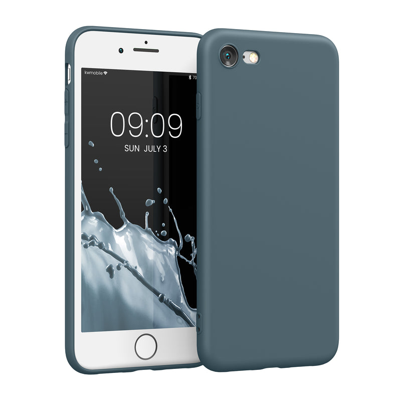 kwmobile Handyhülle für Apple iPhone SE (2022) / SE (2020) / 8 / 7 Hülle - weiches Handy Silikon Case - Schutzhülle Cover