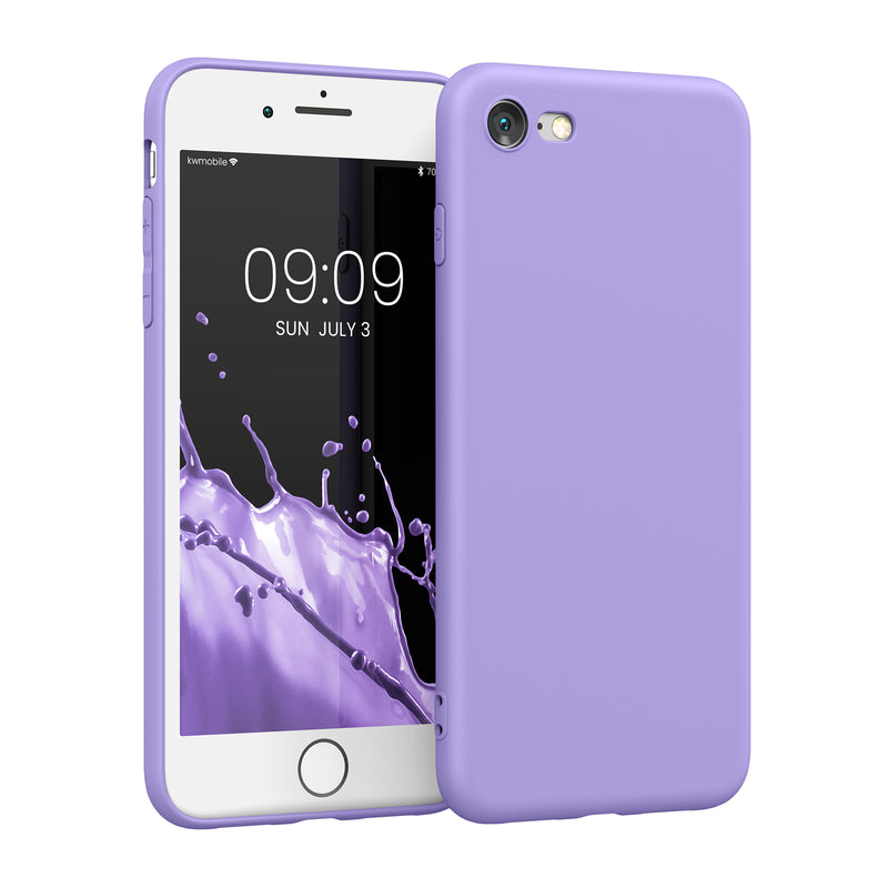 kwmobile Handyhülle für Apple iPhone SE (2022) / SE (2020) / 8 / 7 Hülle - weiches Handy Silikon Case - Schutzhülle Cover