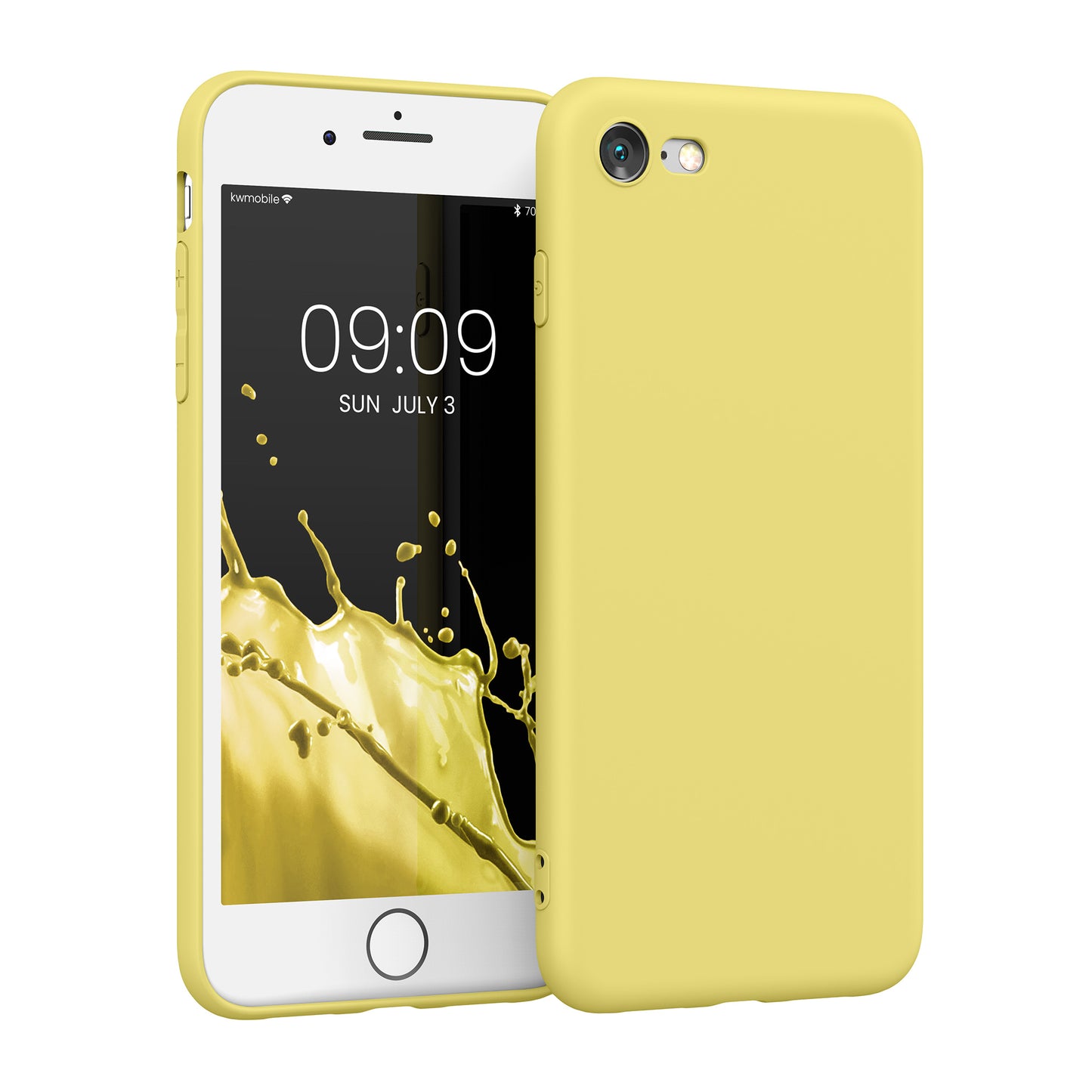 kwmobile Handyhülle für Apple iPhone SE (2022) / SE (2020) / 8 / 7 Hülle - weiches Handy Silikon Case - Schutzhülle Cover