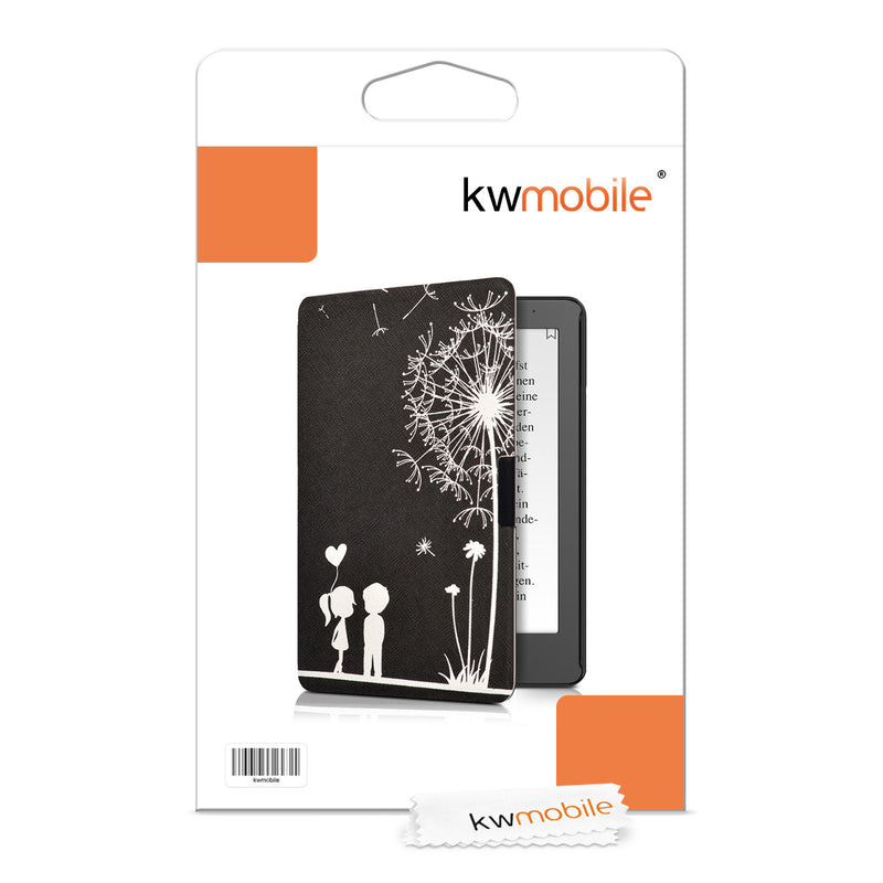 kwmobile Schutzhülle für Kobo Aura Edition 2 Hülle - eReader Flip Case mit Auto Sleep Funktion