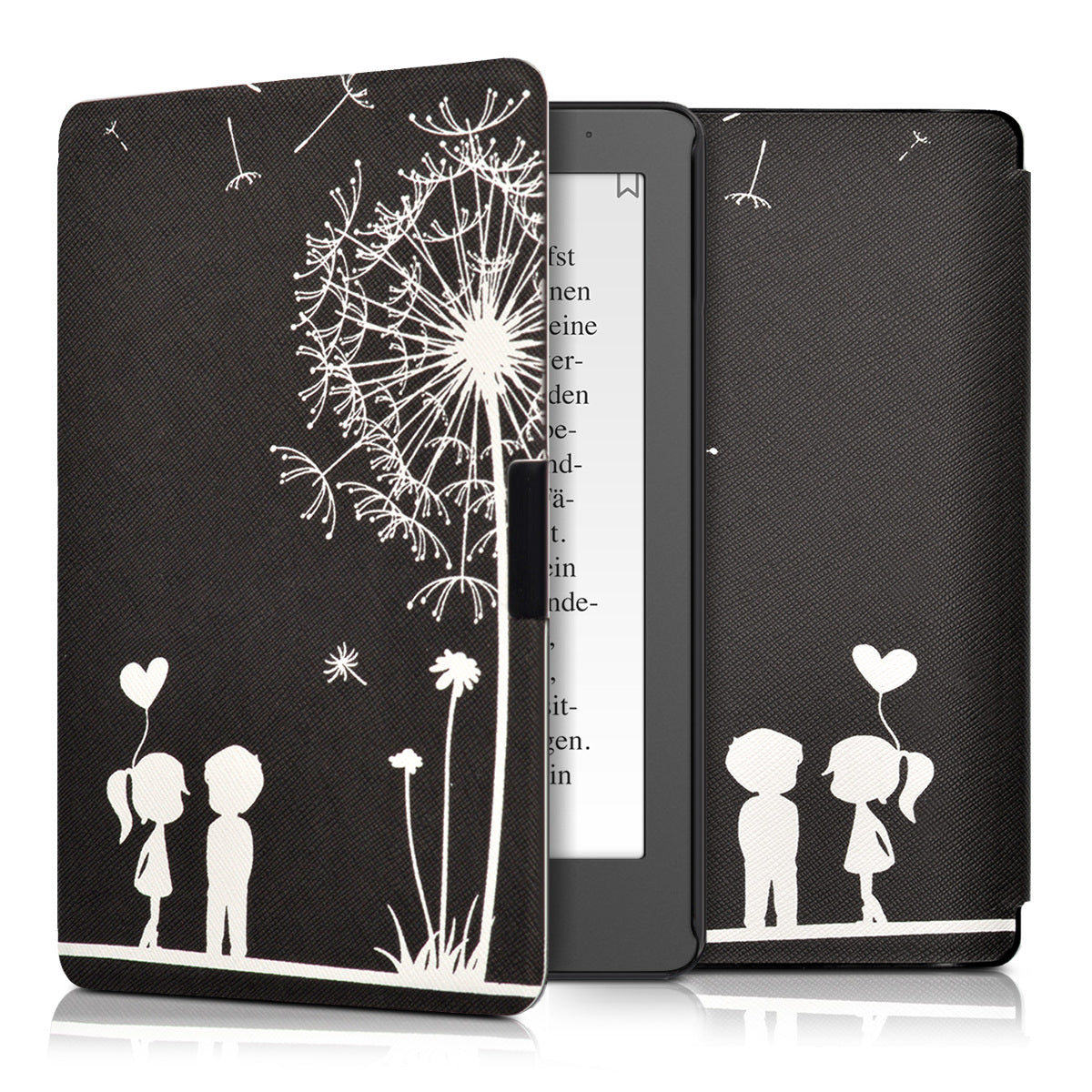 kwmobile Schutzhülle für Kobo Aura Edition 2 Hülle - eReader Flip Case mit Auto Sleep Funktion