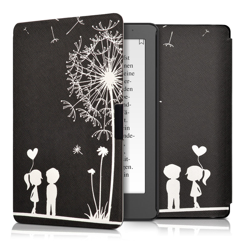 kwmobile Schutzhülle für Kobo Aura Edition 2 Hülle - eReader Flip Case mit Auto Sleep Funktion