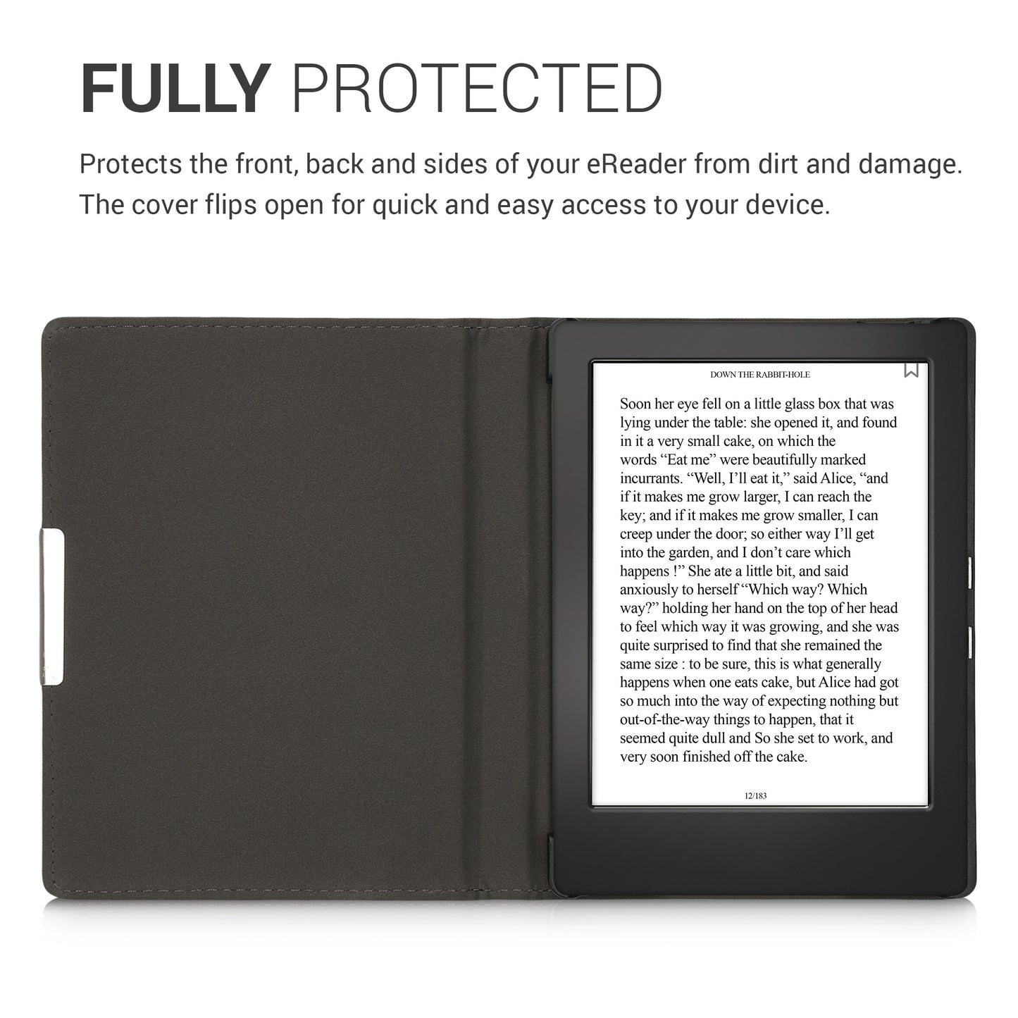 kwmobile Hülle kompatibel mit Kobo Aura H2O Edition 1 Schutzhülle Cover Case