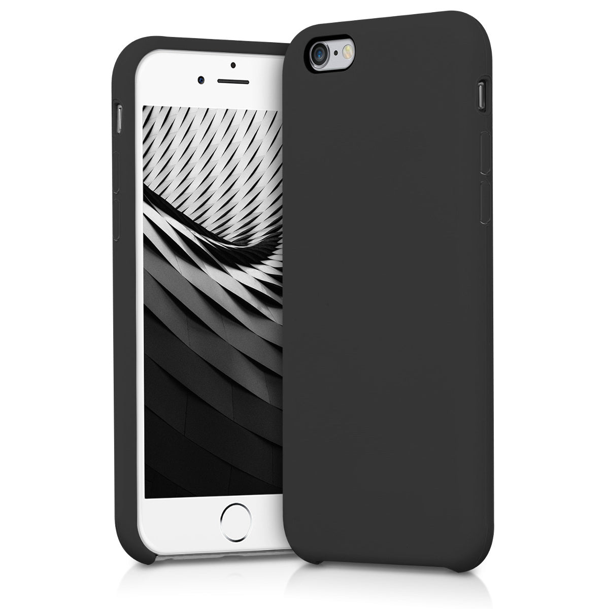 kwmobile Handyhülle für Apple iPhone 6 / 6S Hülle - Case Silikon - Kabelloses Laden - Schutzhülle Cover