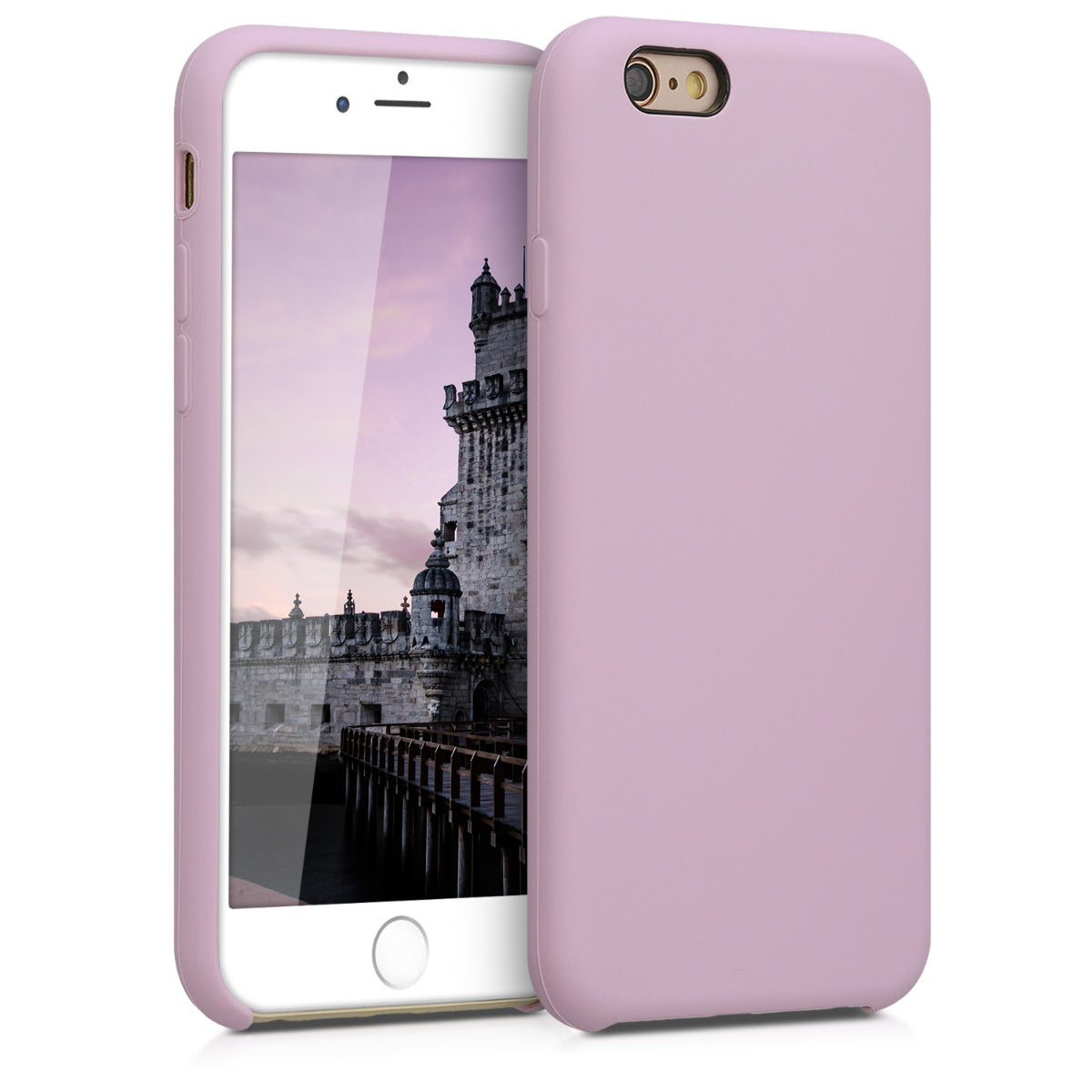 kwmobile Handyhülle für Apple iPhone 6 / 6S Hülle - Case Silikon - Kabelloses Laden - Schutzhülle Cover