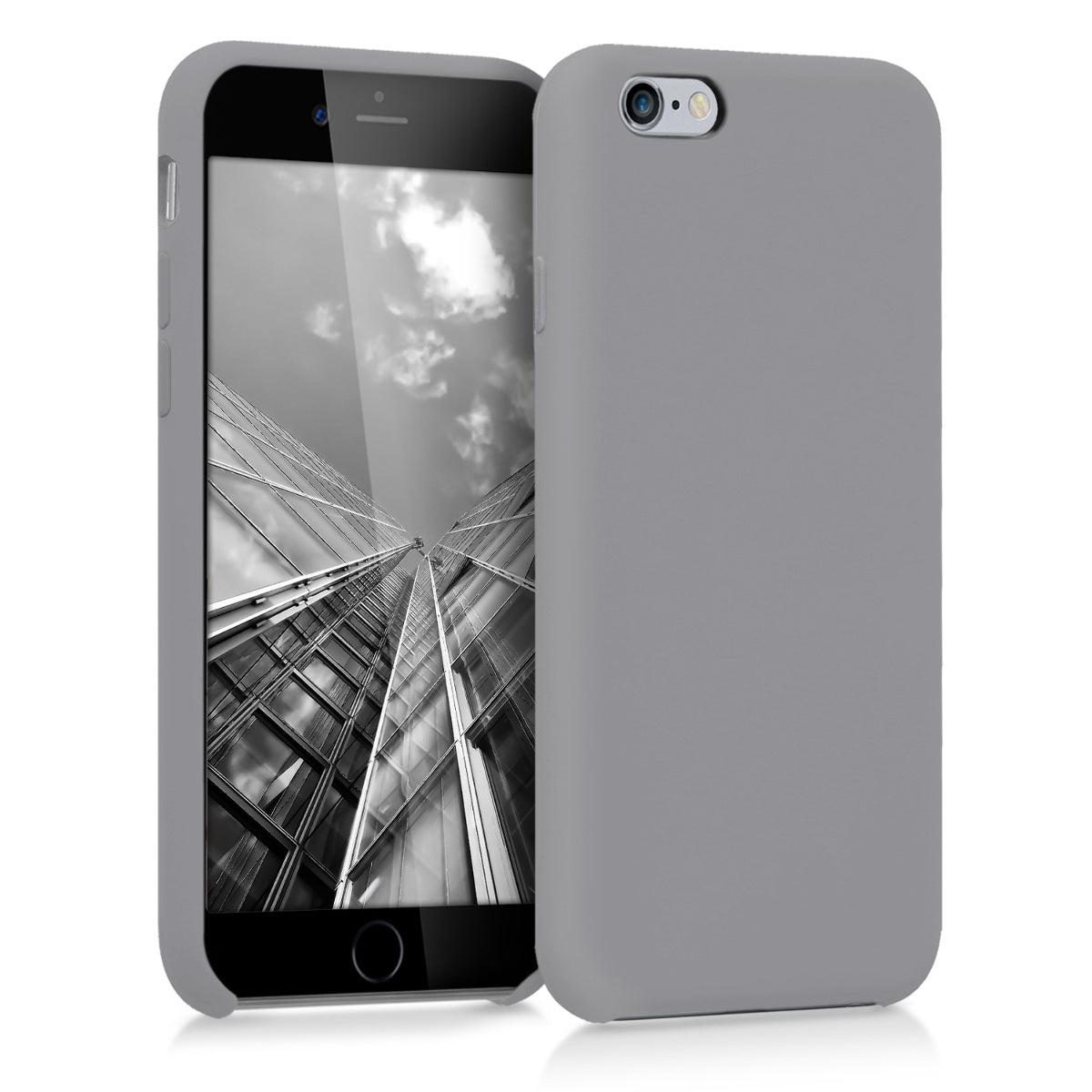 kwmobile Handyhülle für Apple iPhone 6 / 6S Hülle - Case Silikon - Kabelloses Laden - Schutzhülle Cover