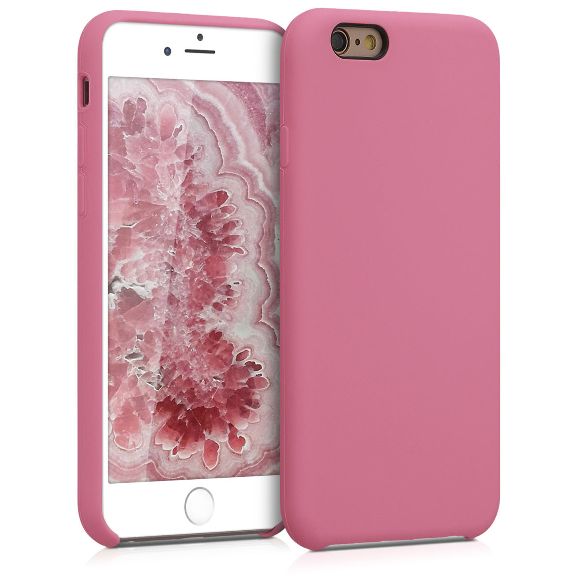 kwmobile Handyhülle für Apple iPhone 6 / 6S Hülle - Case Silikon - Kabelloses Laden - Schutzhülle Cover