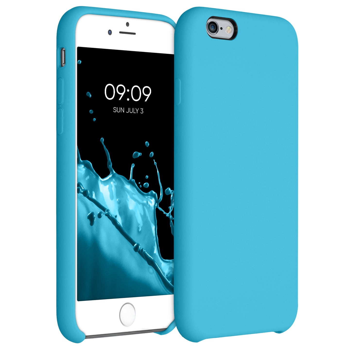 kwmobile Handyhülle für Apple iPhone 6 / 6S Hülle - Case Silikon - Kabelloses Laden - Schutzhülle Cover