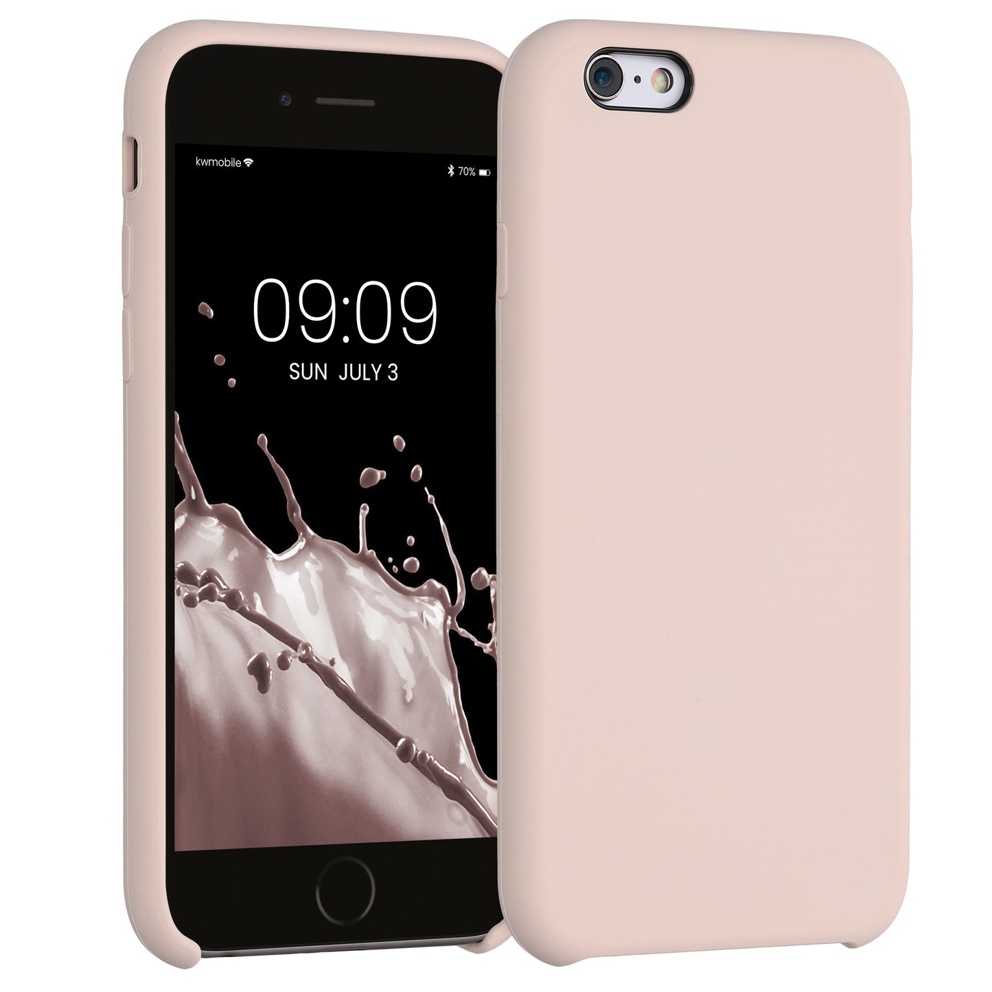 kwmobile Handyhülle für Apple iPhone 6 / 6S Hülle - Case Silikon - Kabelloses Laden - Schutzhülle Cover