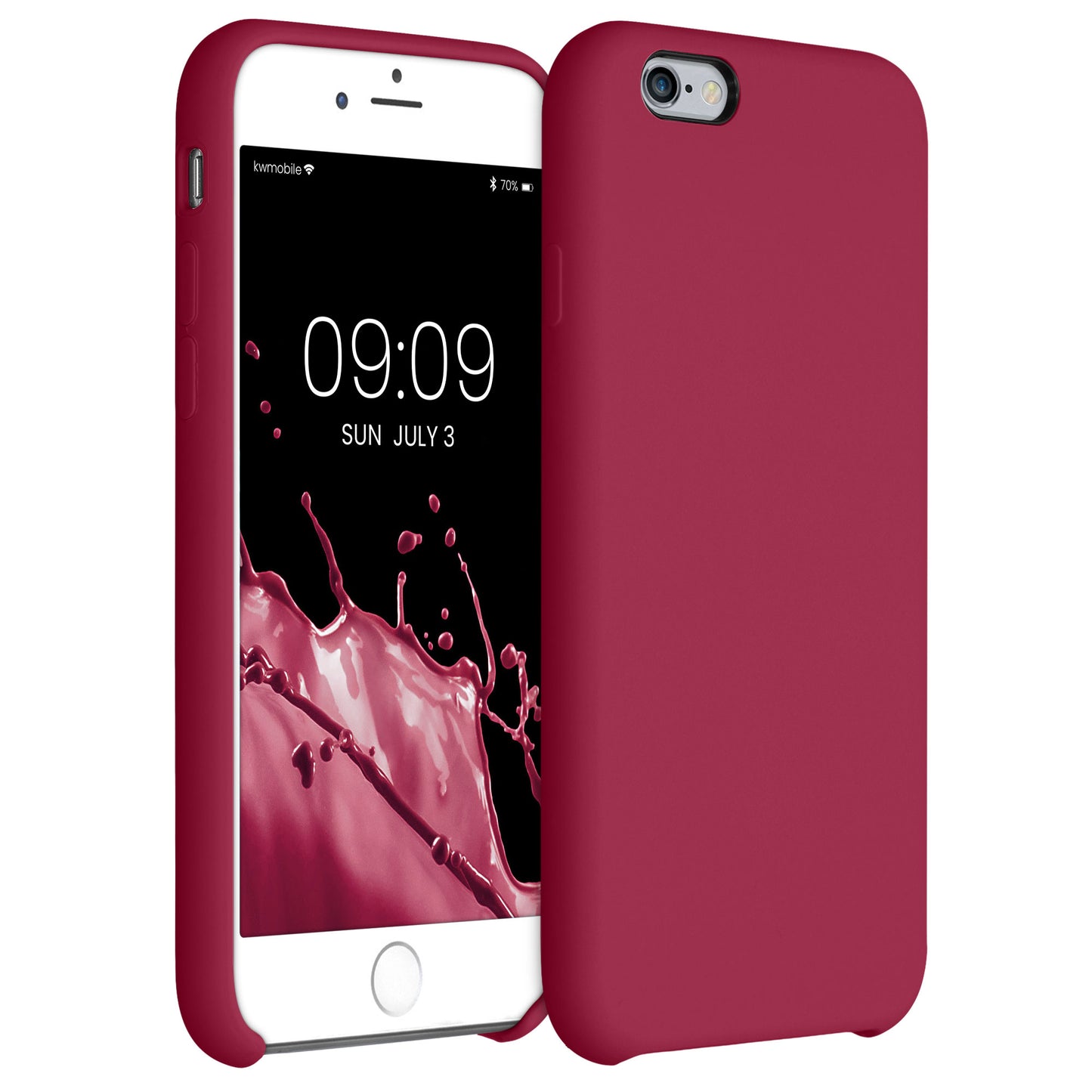 kwmobile Handyhülle für Apple iPhone 6 / 6S Hülle - Case Silikon - Kabelloses Laden - Schutzhülle Cover