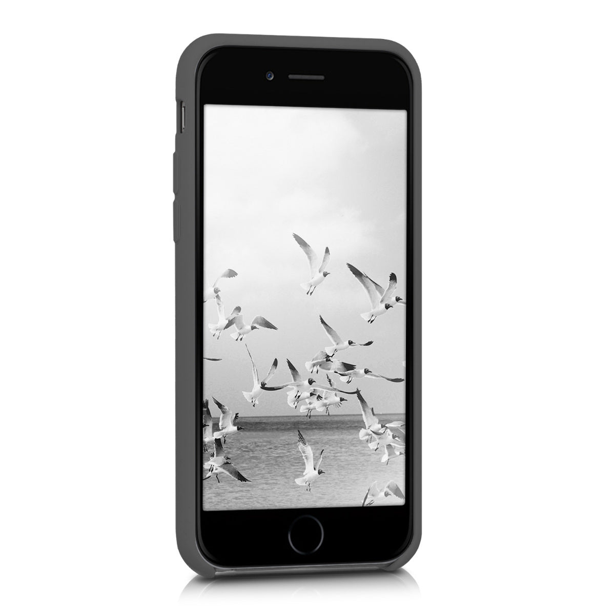 kwmobile Handyhülle für Apple iPhone 6 / 6S Hülle - Case Silikon - Kabelloses Laden - Schutzhülle Cover
