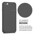 kwmobile Handyhülle für Apple iPhone 6 / 6S Hülle - Case Silikon - Kabelloses Laden - Schutzhülle Cover