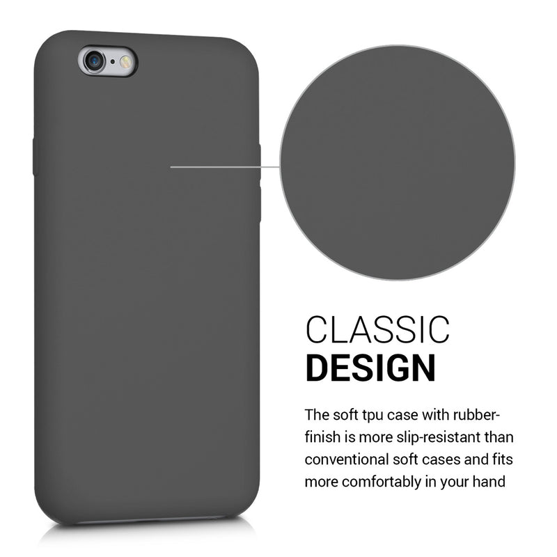 kwmobile Handyhülle für Apple iPhone 6 / 6S Hülle - Case Silikon - Kabelloses Laden - Schutzhülle Cover