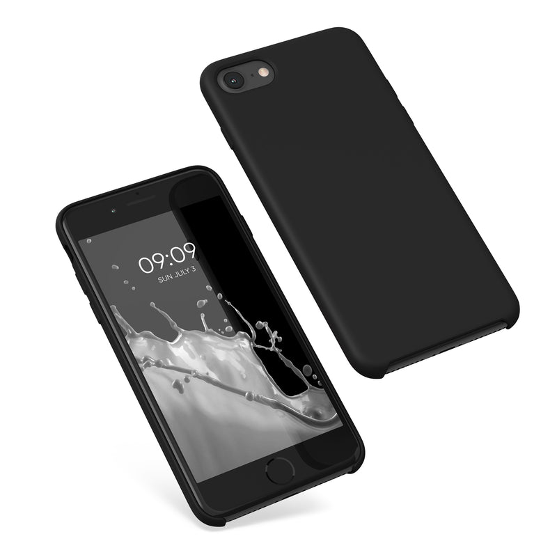 kwmobile Handyhülle für Apple iPhone SE (2022 / 2020) / iPhone 8 / 7 Hülle - Case Silikon - Kabelloses Laden - Schutzhülle Cover
