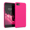 kwmobile Handyhülle für Apple iPhone SE (2022 / 2020) / iPhone 8 / 7 Hülle - Case Silikon - Kabelloses Laden - Schutzhülle Cover