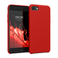 kwmobile Handyhülle für Apple iPhone SE (2022 / 2020) / iPhone 8 / 7 Hülle - Case Silikon - Kabelloses Laden - Schutzhülle Cover