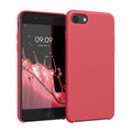kwmobile Handyhülle für Apple iPhone SE (2022 / 2020) / iPhone 8 / 7 Hülle - Case Silikon - Kabelloses Laden - Schutzhülle Cover