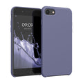 kwmobile Handyhülle für Apple iPhone SE (2022 / 2020) / iPhone 8 / 7 Hülle - Case Silikon - Kabelloses Laden - Schutzhülle Cover