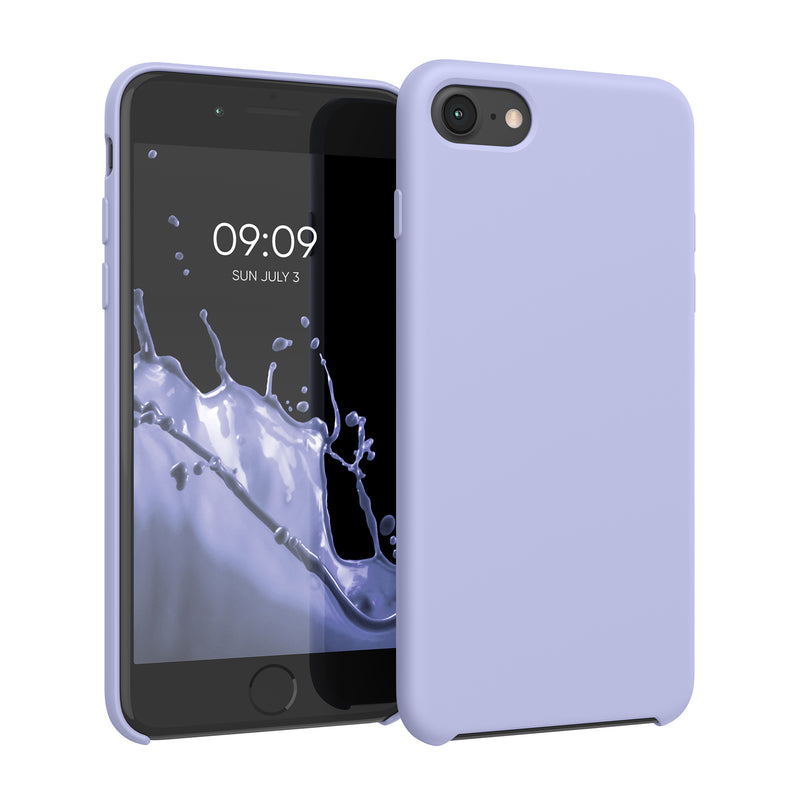 kwmobile Handyhülle für Apple iPhone SE (2022 / 2020) / iPhone 8 / 7 Hülle - Case Silikon - Kabelloses Laden - Schutzhülle Cover