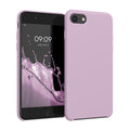 kwmobile Handyhülle für Apple iPhone SE (2022 / 2020) / iPhone 8 / 7 Hülle - Case Silikon - Kabelloses Laden - Schutzhülle Cover