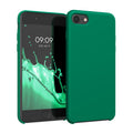 kwmobile Handyhülle für Apple iPhone SE (2022 / 2020) / iPhone 8 / 7 Hülle - Case Silikon - Kabelloses Laden - Schutzhülle Cover